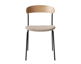 Čalúnená stolička Missing Chair, lacquered oak/Barnum 3