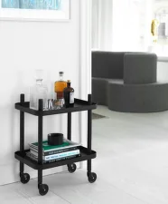 Servírovací stolík Block Table, black / black