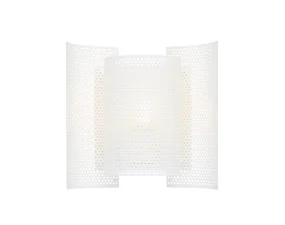 Nástenná lampa Butterfly perforated, white