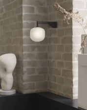 Nástenná lampa Rime, black