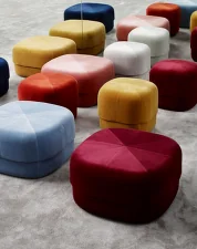 Pouf Circus large, blush