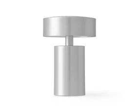 Prenosná lampa Column, brushed aluminium