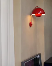 Nástenná lampa Flowerpot VP8, vermilion red