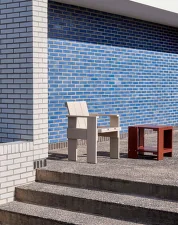 Odkladací stolík Crate, iron red