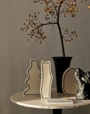 Váza Paste Curvy, off-white