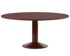 Stôl Midst Ø160, dark red