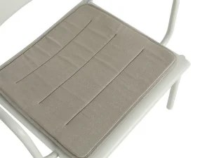Textilný podsedák Linear Steel Lounge Chair, light grey