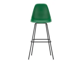 Barová stolička Eames Plastic High, emerald