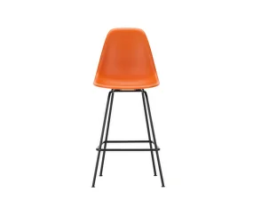 Barová stolička Eames Plastic Low, rusty orange