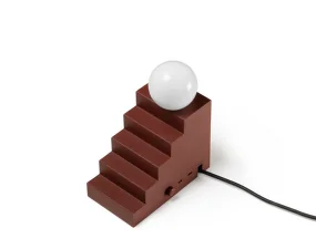 Stolná lampa Stair, deep red