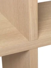 Knižnica Kona Bookcase 1x4, natural