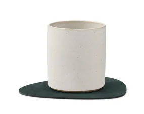 Podložka pod pohárik Curve Nupo, dark green