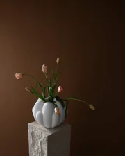 Váza Bloom Mini, bone white