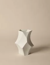 Váza Cueva H26, off-white