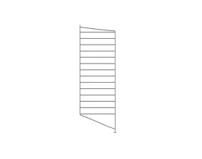 Panel String Floor 85 x 30, dark grey