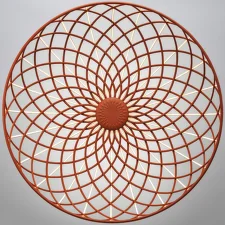 Závesné svietidlo Skynest, brick red