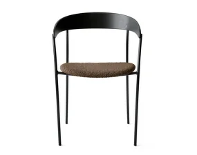 Stolička Missing Armchair, black lacquered ash/Barnum 10