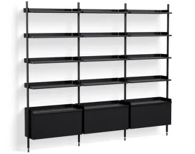 Policový systém Pier kombinácia 123, black