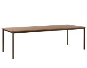 Jedálenský stôl Drip HW117, bronzed/lacquered walnut