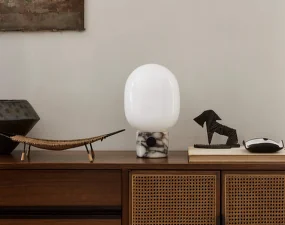 Stolná lampa JWDA, Calacatta Viola