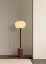 Stojacia lampa JWDA, red travertine