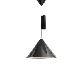 Nastaviteľné závesné svietidlo Compass 430, soft black