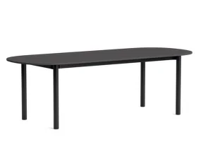 Stôl Annex Oblong 240x95, black oak/dark grey