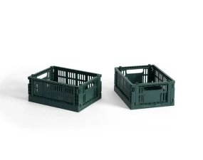 Úložný box Colour Crate Mini set 2ks, dark green