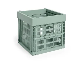 Úložný box Colour Crate Cube, sage green