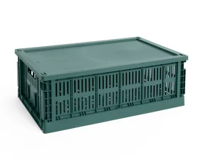 Plastové veko Colour Crate L, dark green