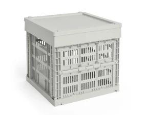 Plastové veko Colour Crate Cube/Square M, grey