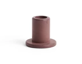 Svietnik Tube Concrete Small, bordeaux