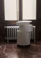 Stolík Barboy, white