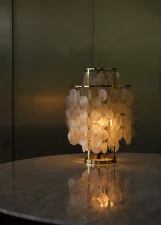 Stolná lampa Fun 2TM, brass