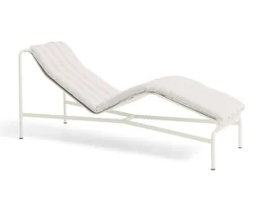 Textilný podsedák Palissade Chaise Longue Soft Quilted Cushion, cream white