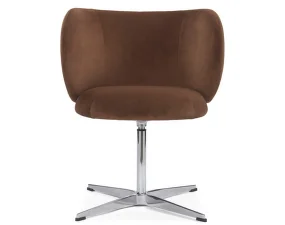 Jedálenská stolička Rico Swivel, Rich Velvet soft brown