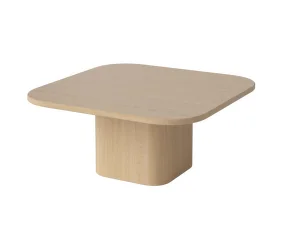 Konferenčný stolík Eida 70x70 H32, white pigmented oiled oak