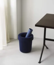 Odpadkový kôš Hide, dark blue