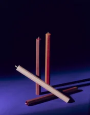 Sviečky Hexagon Candle set 4ks, berry
