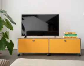 Komoda na kolieskach USM Haller M61, steel blue