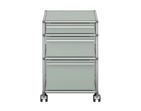 Zásuvkový kontajner na kolieskach USM Haller M63, light grey