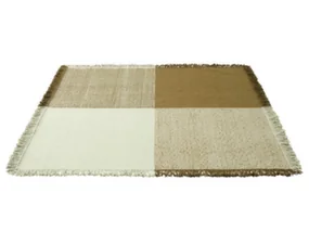 Koberec Verso 258x258, pale green / warm brown