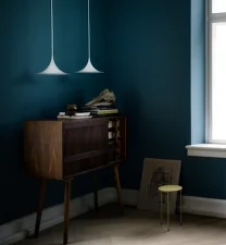 Závesná lampa Semi 30, matt white