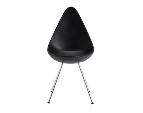 Stolička Drop™, black / chróm