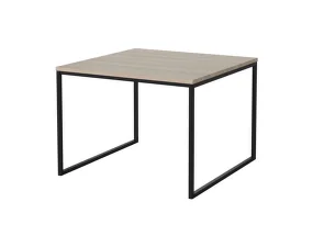 Konferenčný stolík Como 60x60 medium, white oak/black