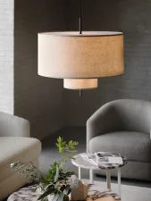 Závesná lampa Margin Ø50, beige