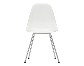 Stolička Eames DSX, chrome/white
