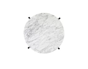 Stolík TS Ø 40, white carrara marble