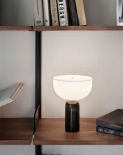 Prenosná lampa Kizu, black marble