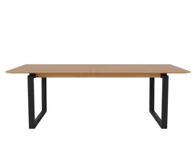Jedálenský stôl Nord 220 cm, black oak/oiled oak